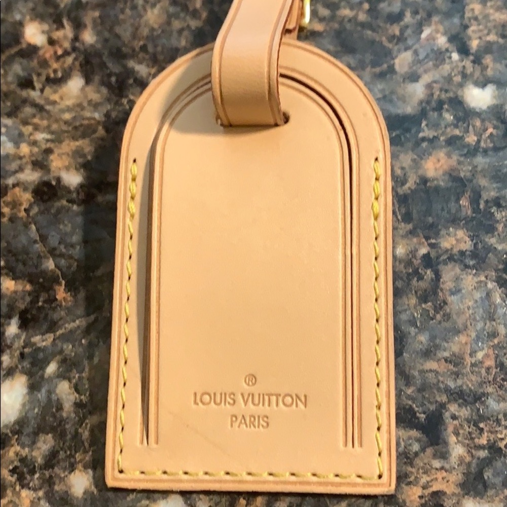 Louis Vuitton luggage tag